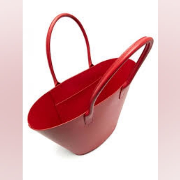 Nwt $995 Mansur Gavriel Triangle Calf Leather bag - Picture 5 of 16